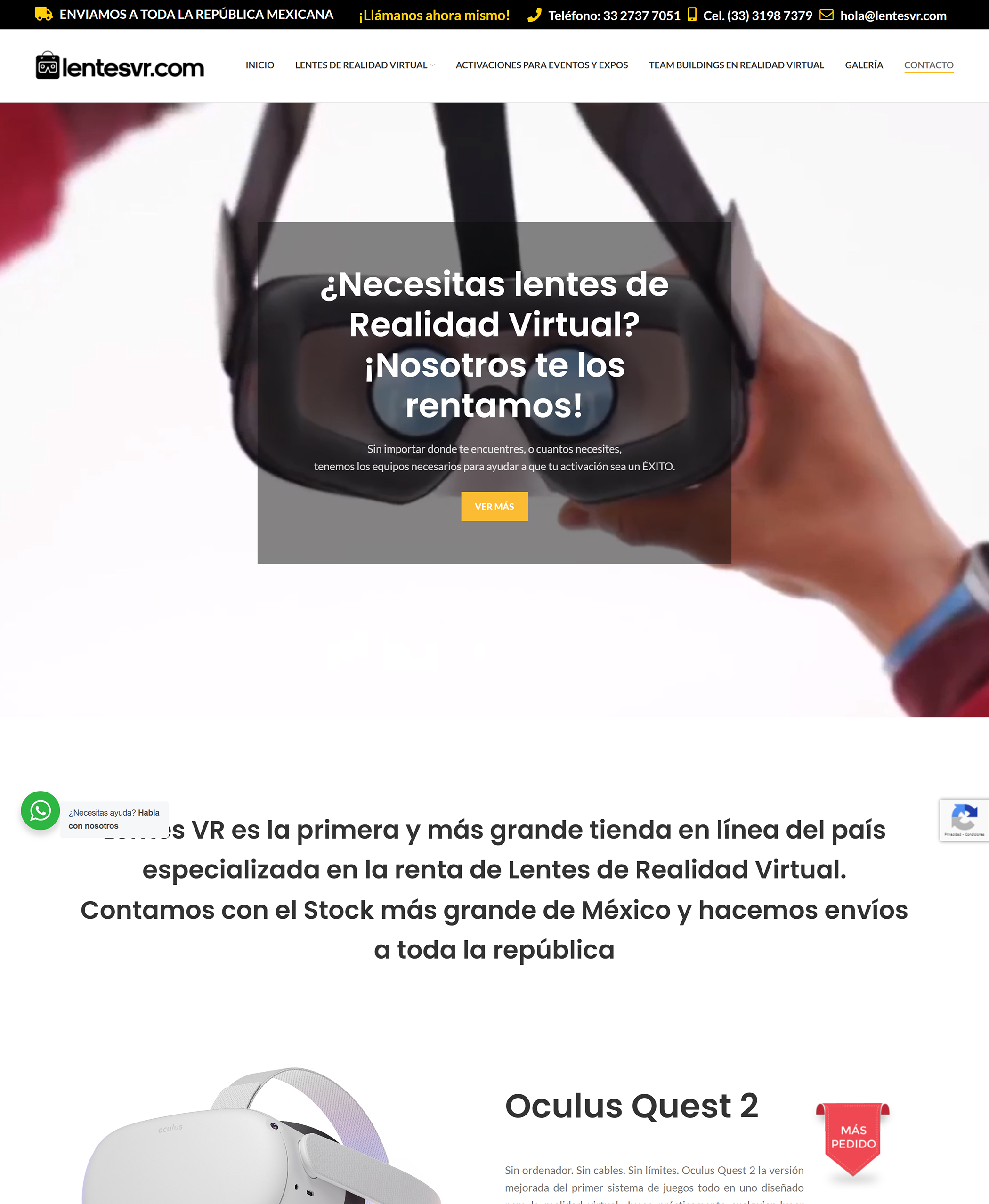 Lentes VR